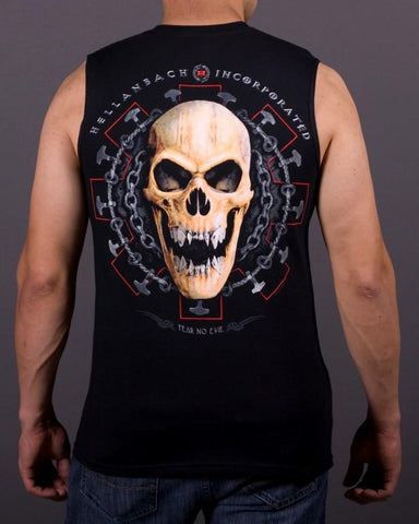Image of Mens Sleeveless Shirt - Fear No Evil Sleeveless T