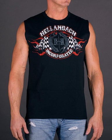 Image of Mens Sleeveless Shirt - What Goes Around Sleeveless T