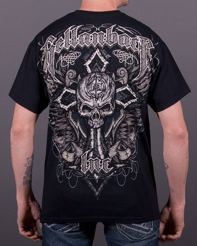 Image of Mens T-Shirt - Black Cross T-Shirt