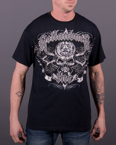 Image of Mens T-Shirt - Black Cross T-Shirt