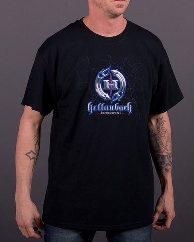 Image of Mens T-Shirt - Hellanbach Lightning Logo T-Shirt