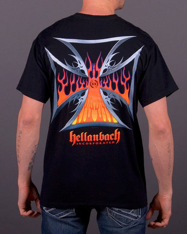 Image of Mens T-Shirt - Maltese Flames T-Shirt