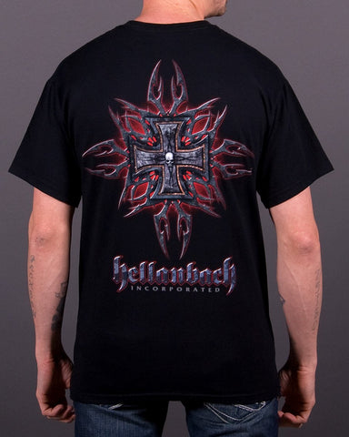 Image of Mens T-Shirt - Red Tribal Glow T-Shirt