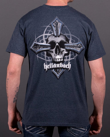 Image of Mens T-Shirt - Stone Cross T-shirt