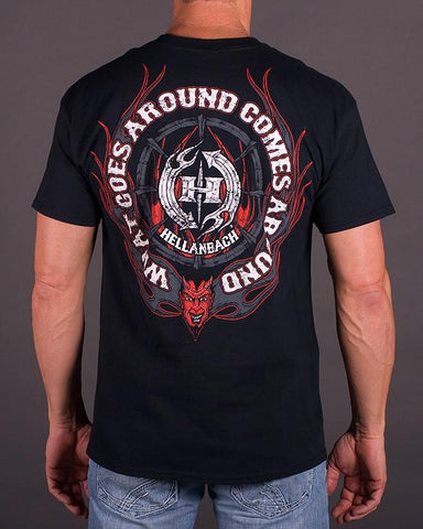 Image of Mens T-Shirt - What Goes Around T-Shirt