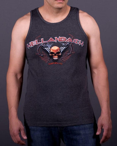 Image of Mens Tank - Skull & Pipes Tank Top