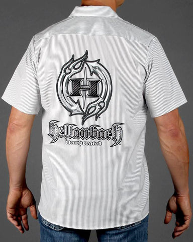 Image of Mens Work Shirt - Hellanbach 4D Work Shirt W/Carbon Fiber Pattern