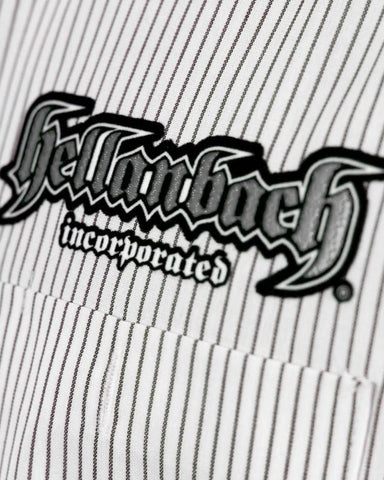 Image of Mens Work Shirt - Pinstripe 3D Work Shirt - Silver