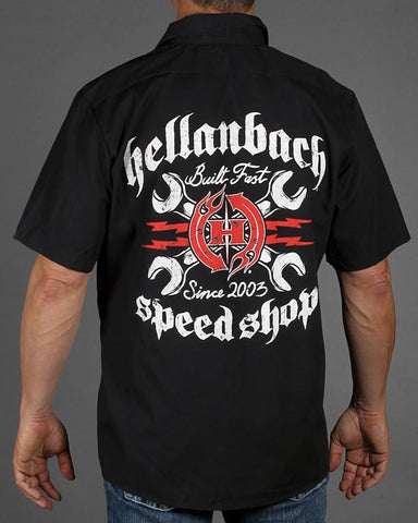 Image of Mens Work Shirt - Speed Shop Dickies Work Shirt