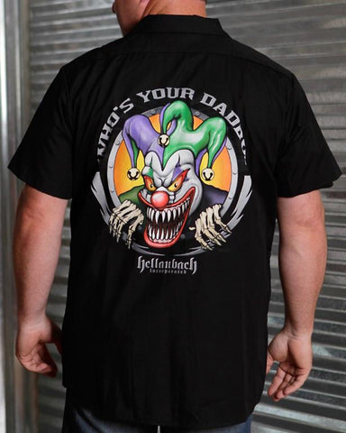 Image of Mens Work Shirt - Who's Your Daddy? Dickies Work Shirt