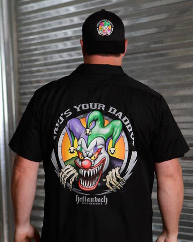 Image of Mens Work Shirt - Who's Your Daddy? Dickies Work Shirt