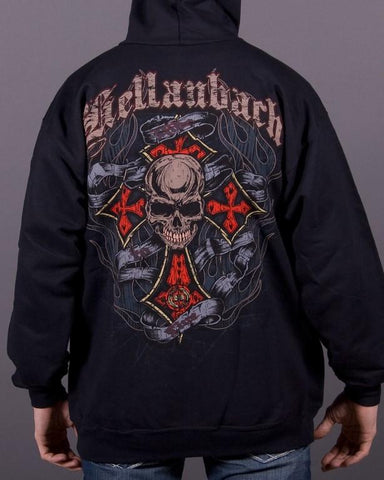 Image of Mens Zip-Up Hoodie - Live To Ride Full-Zip Up Hoodie