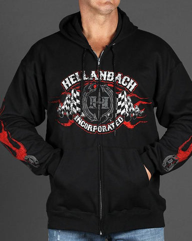 Image of Mens Zip-Up Hoodie - What Goes Around Comes Around Zip-Up Hoodie