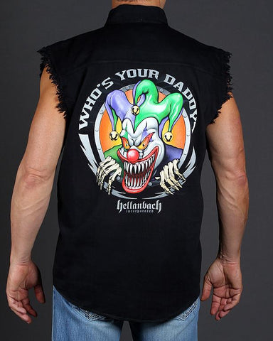 Image of Who's Your Daddy Sleeveless Denim