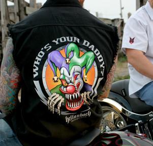 Image of Who's Your Daddy Sleeveless Denim