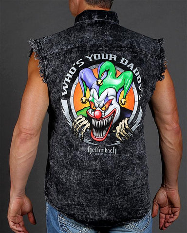 Image of Who's Your Daddy Sleeveless Denim