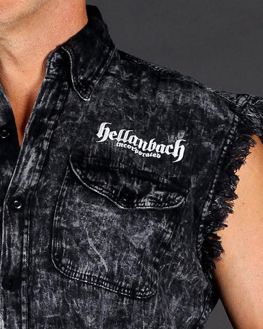 Image of Who's Your Daddy Sleeveless Denim