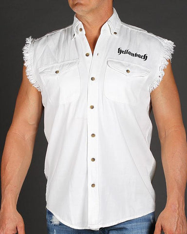 Image of Who's Your Daddy Sleeveless Denim