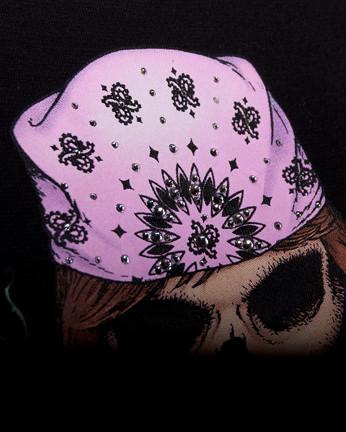 Image of Womens Long Sleeve - Braids Long Sleeve Tee With Crystals