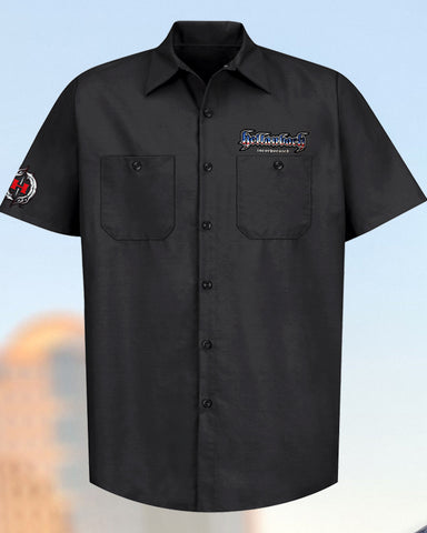 Image of Pinstripe 4D Work Shirt - USA