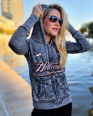 Eternal Flame Zen Full-Zip Up Hoodie