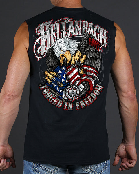 Hellanbach Inc. Forged in Freedom Sleeveless T Shirt