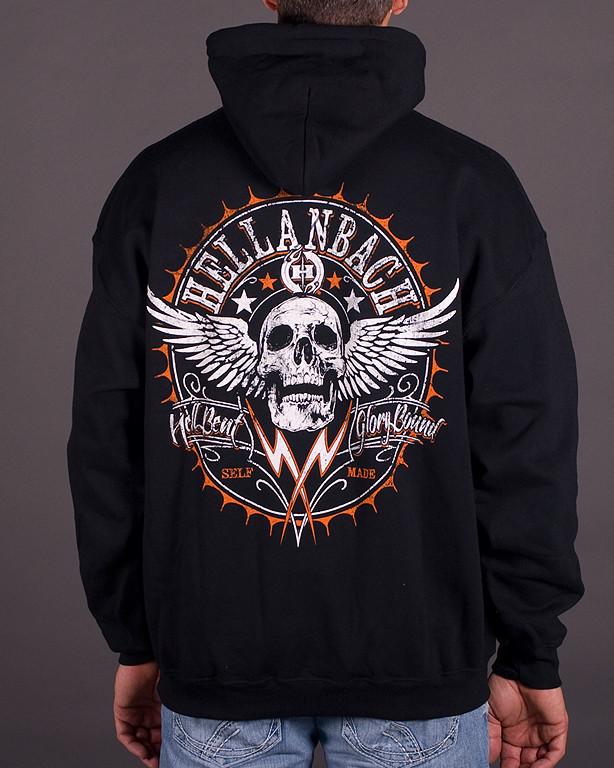 Hell Bent Glory Bound Hooded Pullover by Hellanbach, Inc
