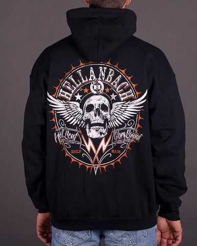 Image of Mens Hoodie - Hell Bent Hooded Pullover