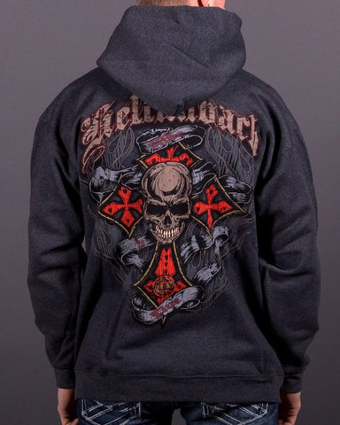 Image of Mens Hoodie - Live To Ride Hooded Pullover