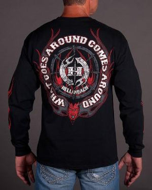 Mens LS T-Shirt - What Goes Around Long Sleeve
