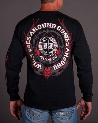 Image of Mens LS T-Shirt - What Goes Around Long Sleeve
