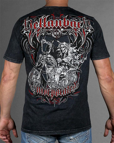 Image of Mens Premium T-Shirt - Hellraiser Mineral Washed Premium Shirt