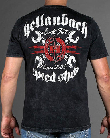 Hellanbach Speed Shop Work Shirt Charcoal / Small