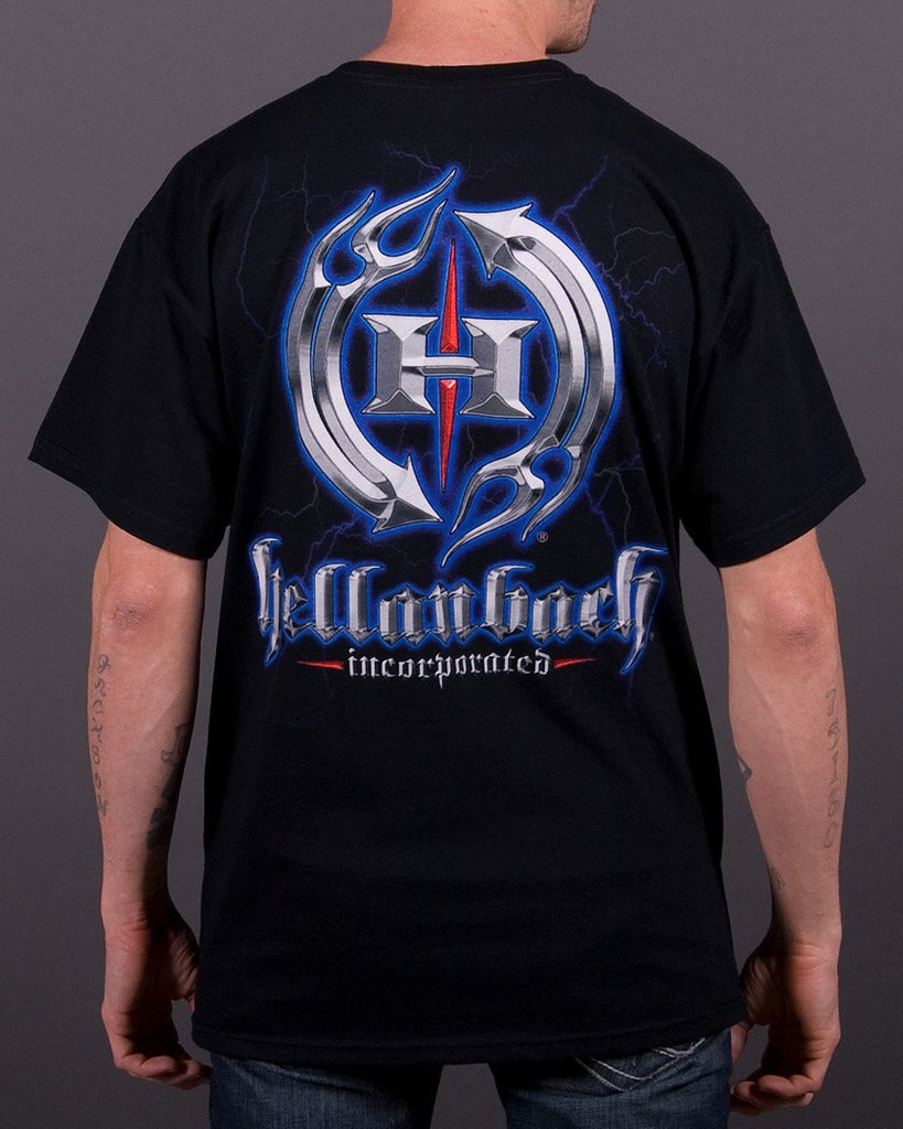 Mens T-Shirt - Hellanbach Lightning Logo T-Shirt