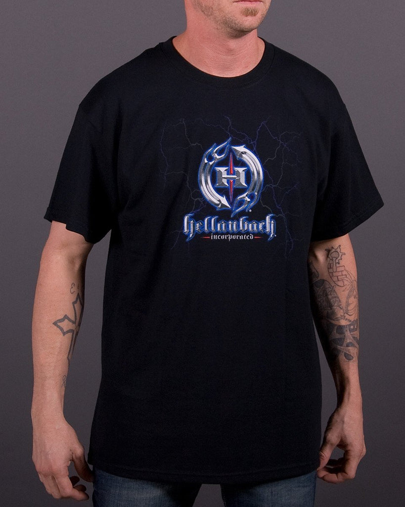 Mens T-Shirt - Hellanbach Lightning Logo T-Shirt