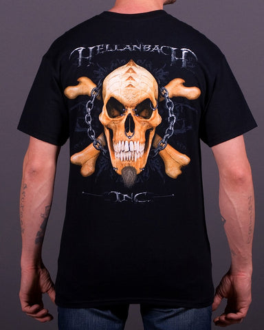 Image of Mens T-Shirt - Pierced Skull T-Shirt