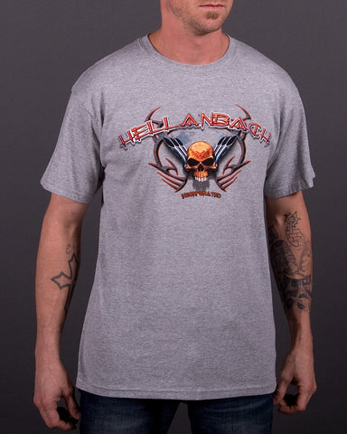 Image of Mens T-Shirt - Skull & Pipes T-Shirt