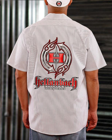 samlet set Barmhjertige desinficere Hellanbach Inc. 3D Patch on Dickies Industrial Work Shirt.