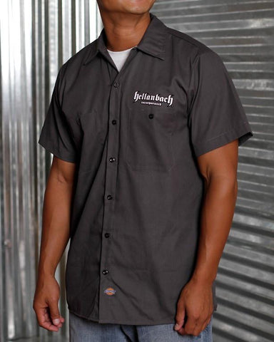 Image of Mens Work Shirt - Who's Your Daddy? Dickies Work Shirt